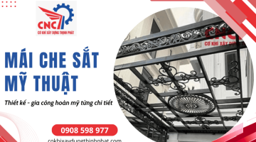 Mái che sắt mỹ thuật - Gia công chính xác, hoàn mỹ từng chi tiết