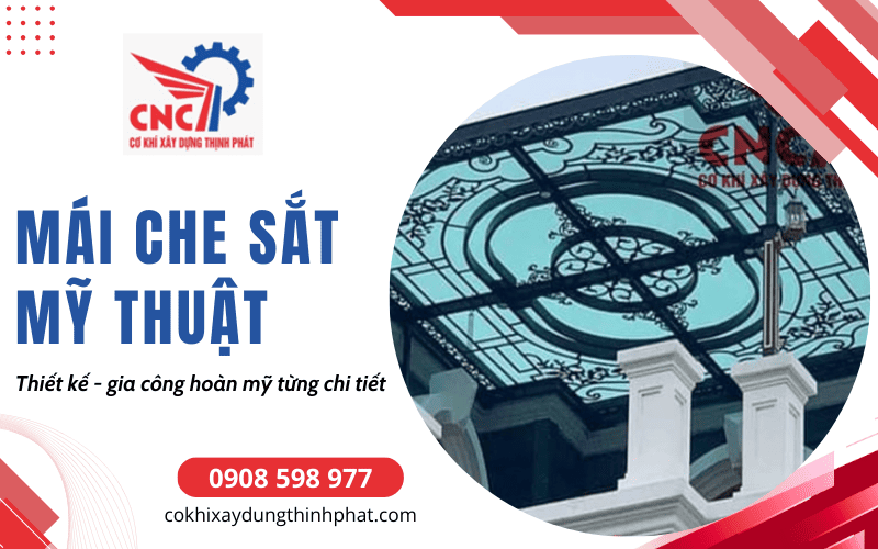 mái che sắt mỹ thuật