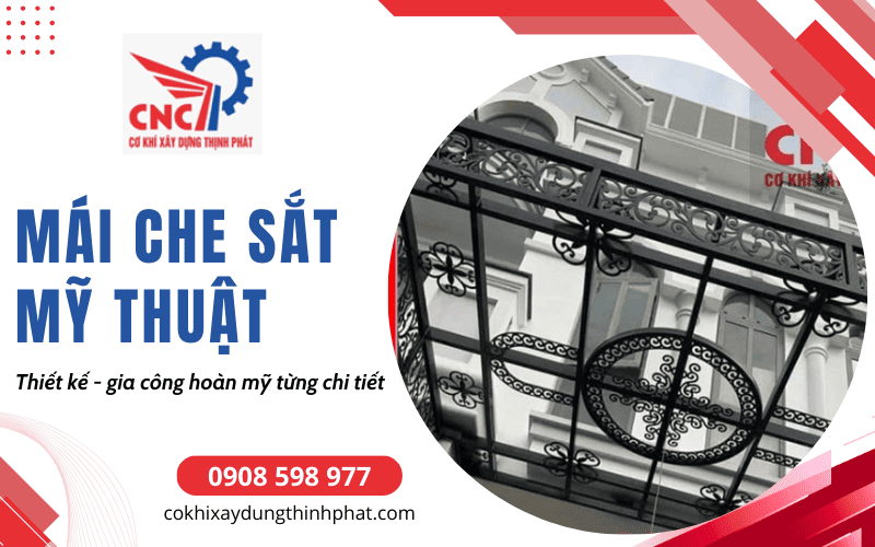 mái che sắt mỹ thuật