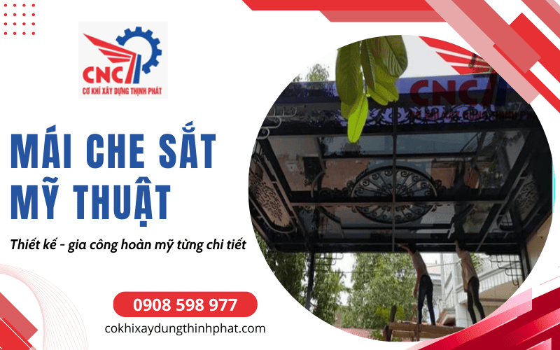 mái che sắt mỹ thuật